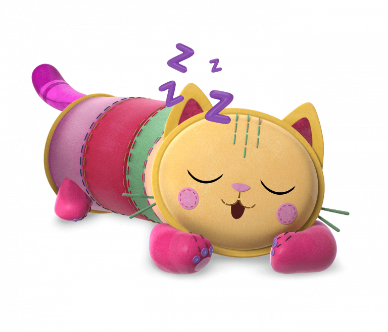 Check out this transparent Gabby's Dollhouse - Pillow Cat PNG image