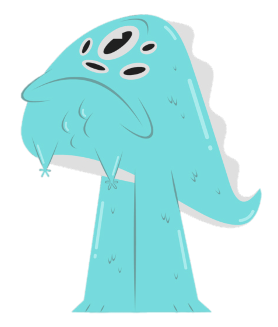 Jamies Got Tentacles Blue Alien