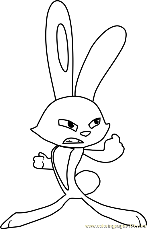 Skunk Fu Angry Rabbit