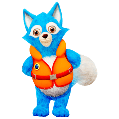 Special Agent Oso – Wolfie with Life Vest