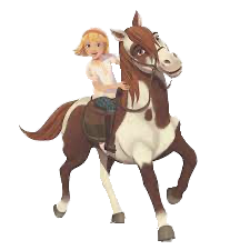 Spirit Riding Free – Abigail on horseback