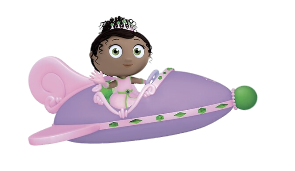Super Why – Princess Pea in plane