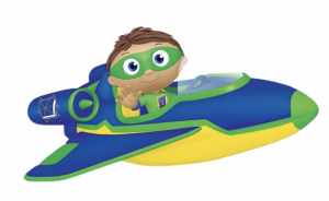 Super Why Super Why in plane