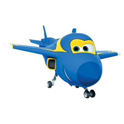 super wings blue plane