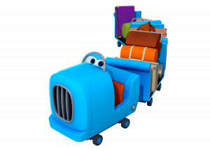 Super Wings Roy the luggage tug