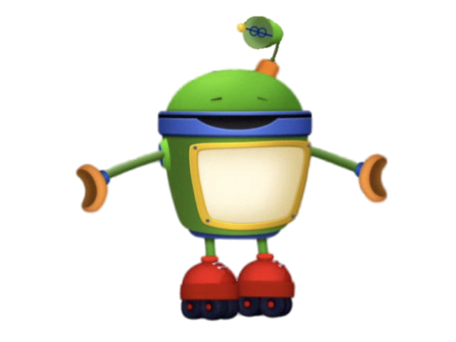 Check out this transparent Team Umizoomi - Bot on rollerskates PNG image