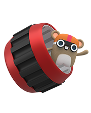 Tinpo Herman the pet hamster