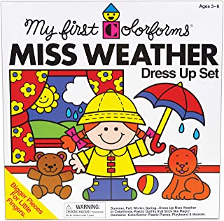 Charlies Colorforms City Miss Weather Set