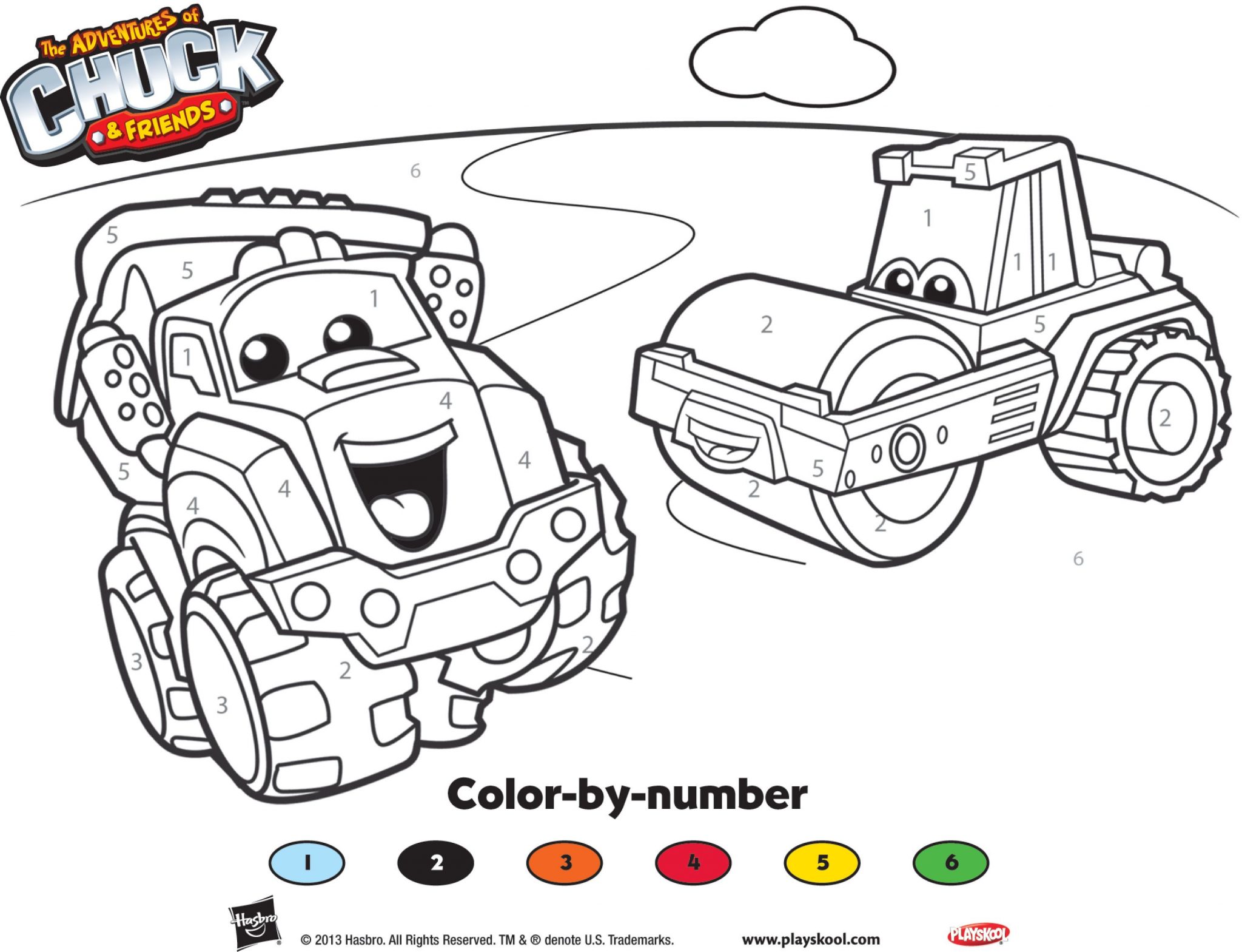 The Adventures of Chuck & Friends Cartoon Goodies PNG images