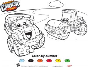 Chuck and Friends Color by Number