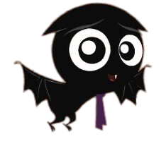 Ruby Gloom – Scaredy Bat flying