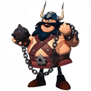 Vic the Viking Sven the Terrible with Ball and Chain