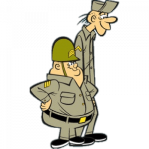 Wacky Races Sergeant Blast and Private Meekly