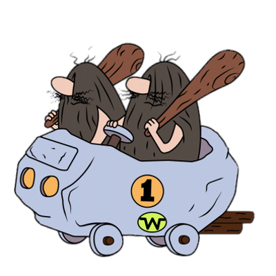 Wacky Races – The Slag Brothers in Boulder Mobile