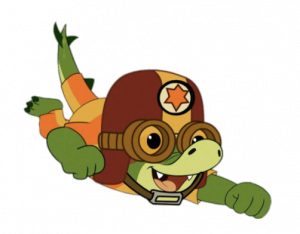 Lilly the Witch Hector Flying