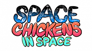 Space Chickens in Space logo