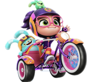 Abby Hatcher Abby on her Tricycle