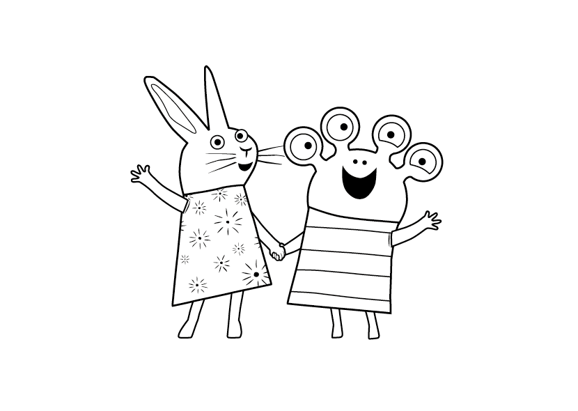 Wanda and the Alien Holding Hands