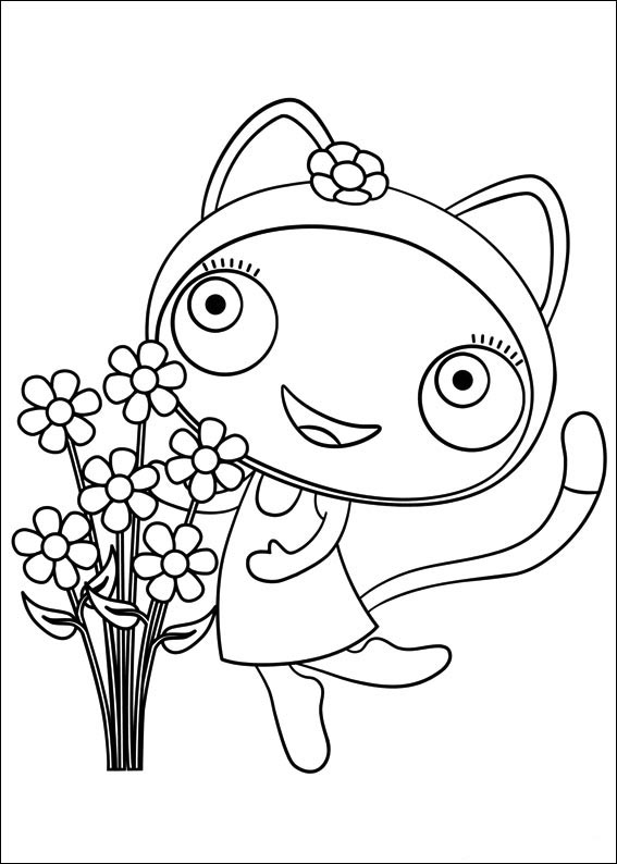 Waybuloo De Li loves Flowers