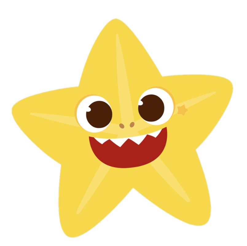 Check Out This Transparent Baby Shark Starfish Png Image