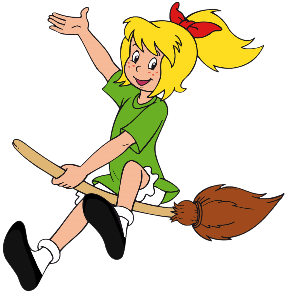 Bibi Blocksberg – Bibi on her broom