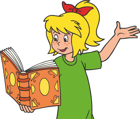 Bibi Blocksberg – Mimi with her book of spells