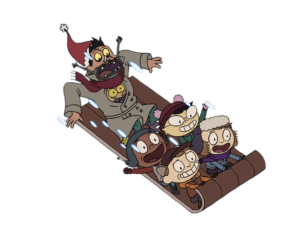 Costume Quest Sleighing