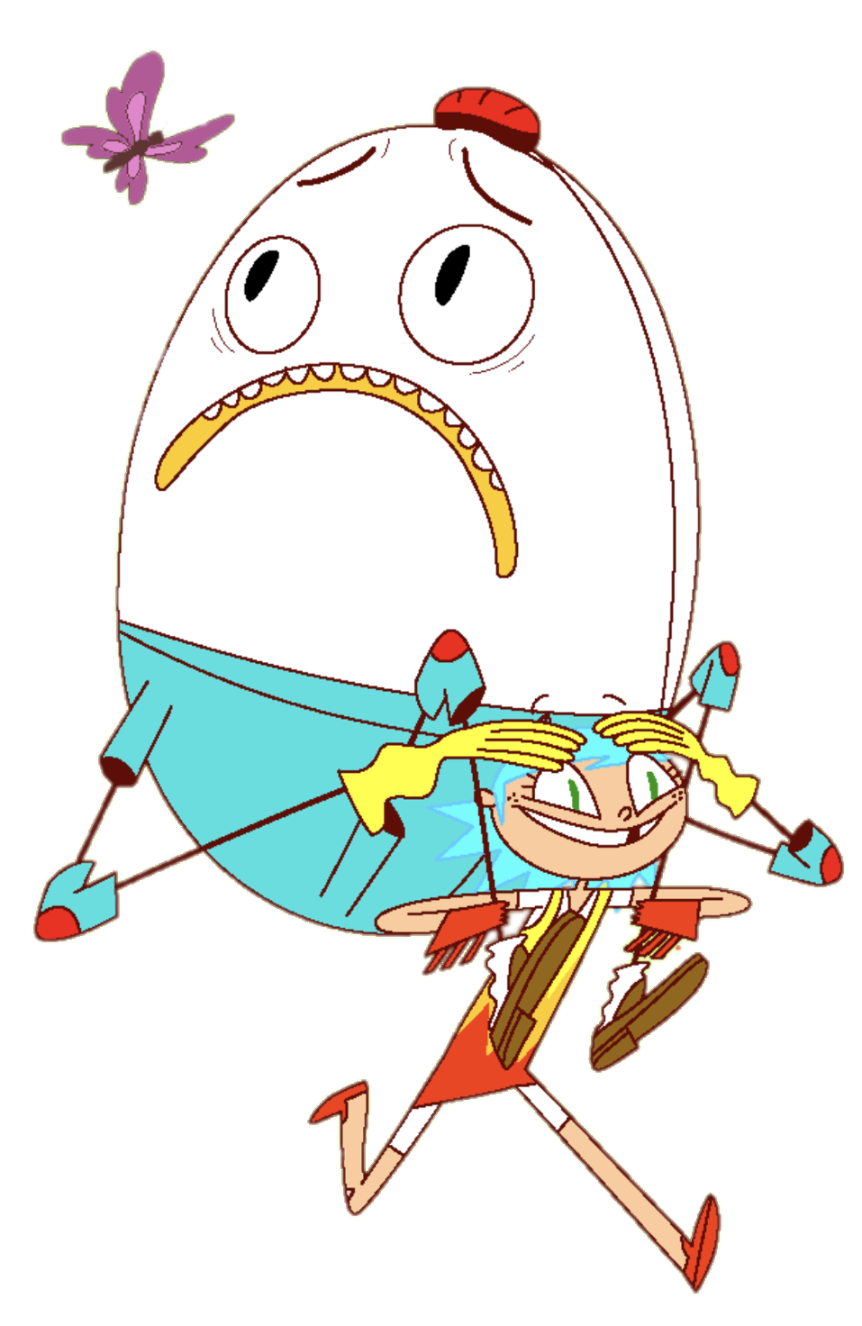 Danger Eggs Scary Butterfly