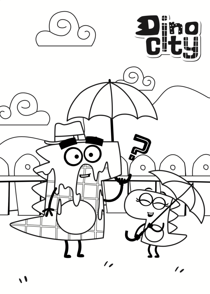 DinoCity Dad Saur and Tyra
