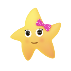 Little Baby Bum Little Star with pink bow