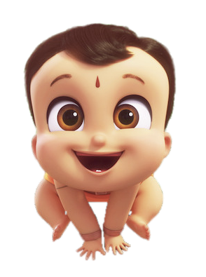 Check out this transparent Mighty Little Bheem - Cute Bheem PNG image