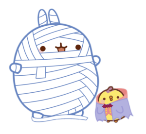 Molang Halloween outfit