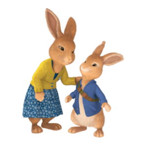 Peter Rabbit Peter with mum