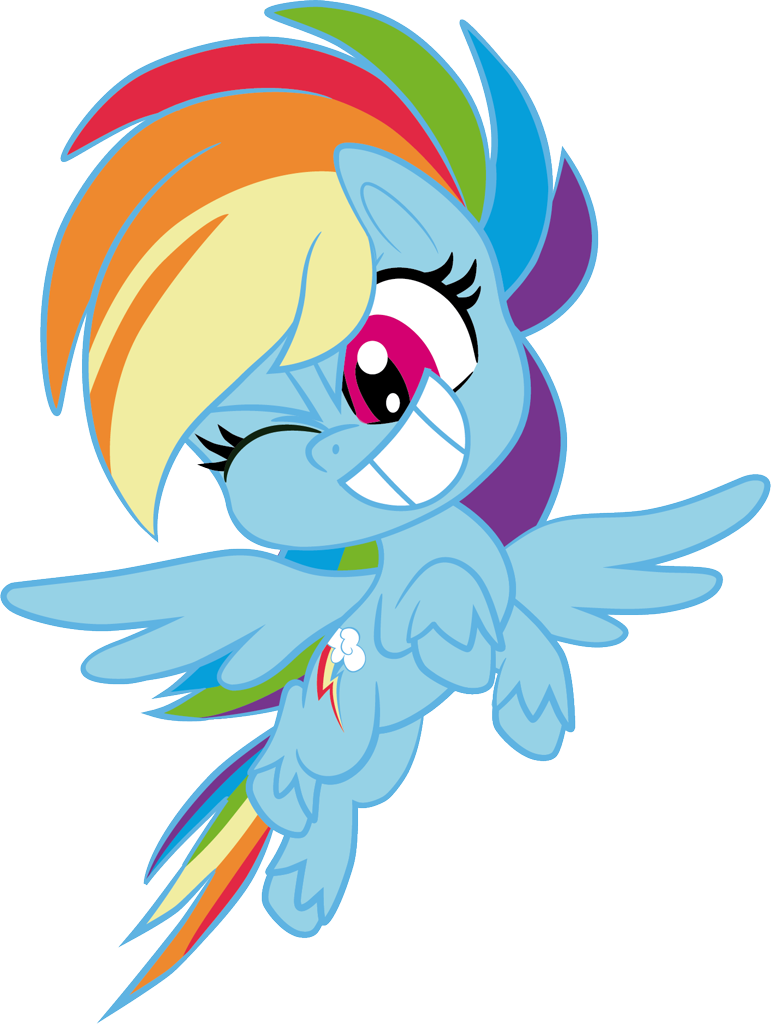 Pony Life – Rainbow Dash winking