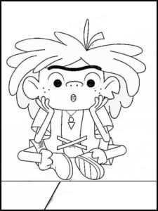 bobbys world coloring pages