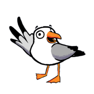 Check Out This Transparent Toot - Gus The Seagull Png Image