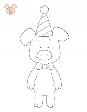 Wibbly Pig Birthday Pig