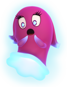 Pac Man Pinky the Pink Ghost