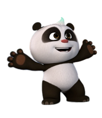 Check out this transparent Panda and Krash - Happy Panda PNG image