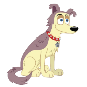 Pound Puppies Lucky Sitting