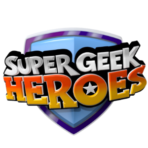 Super Geek Heroes logo