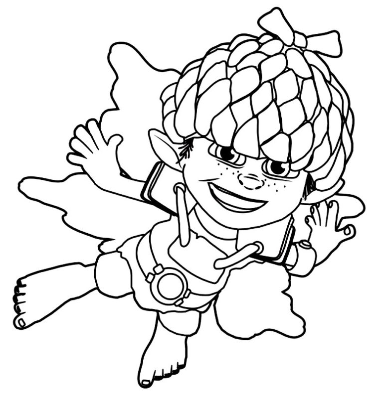 Tree Fu Tom - Twigs colouring image