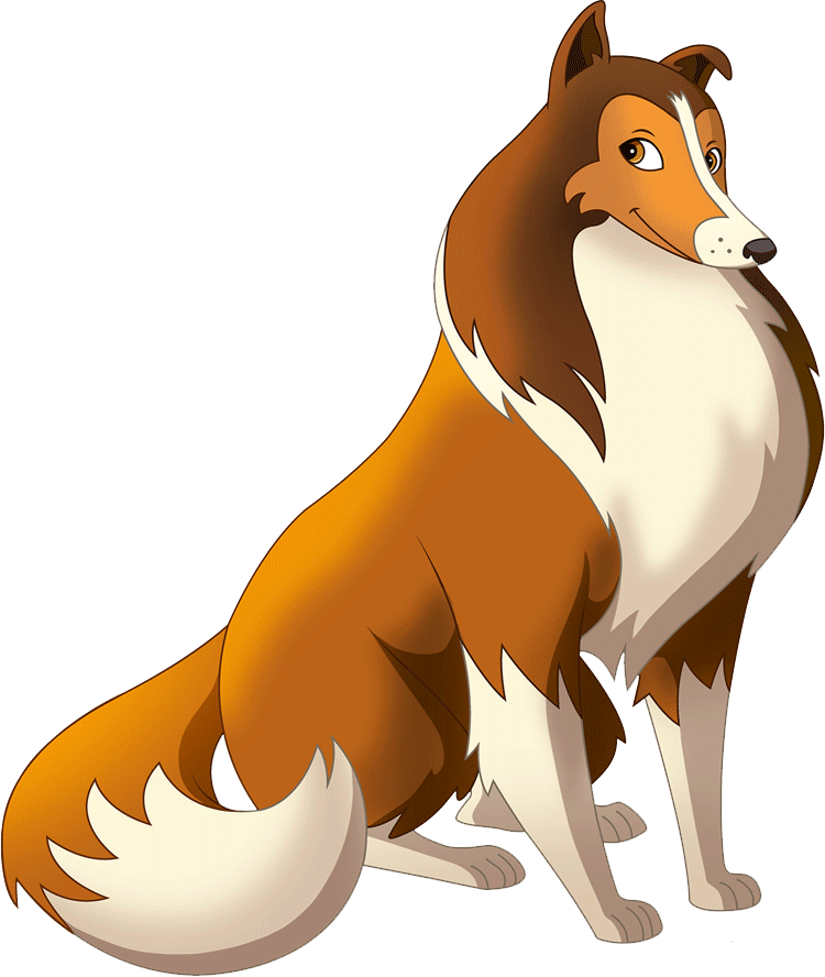 Lassie - A Dog With Colorful Background