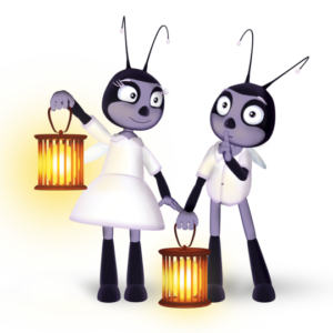 Moonzy Dina Tim the Fireflies