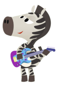 Ping and Friends Musical Zebra