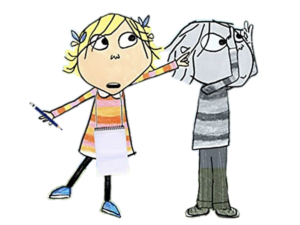 Charlie and Lola Lola with her Imaginary Friend