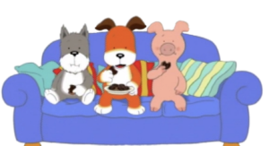 Kipper Watching Television