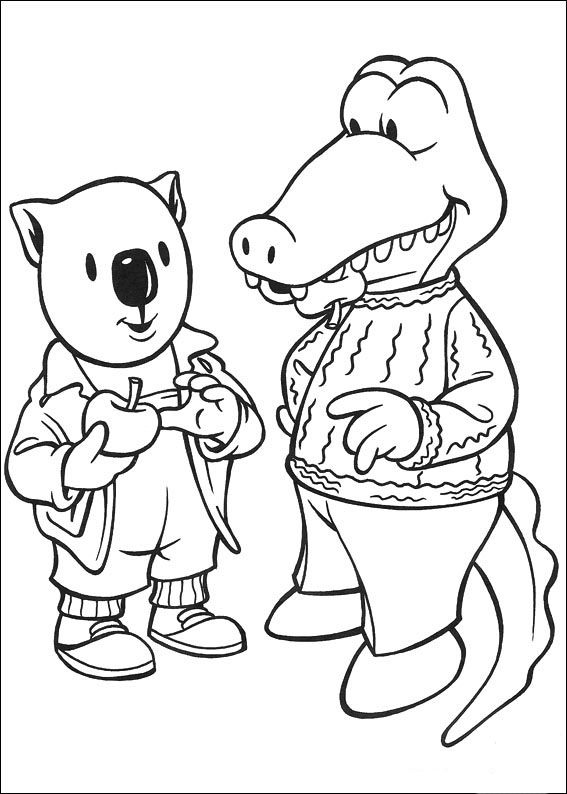 koala brothers coloring pages