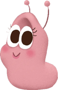 Check out this transparent Larva Kids - Pink PNG image