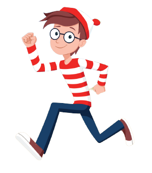 Where’s Waldo? – Waldo Running